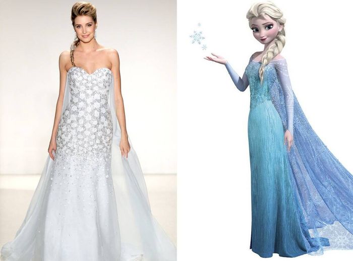 ¿Qué princesa de Disney sos según tu vestido de novia? 3