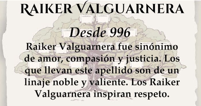 Seremos la familia Raiker Valguarnera 2