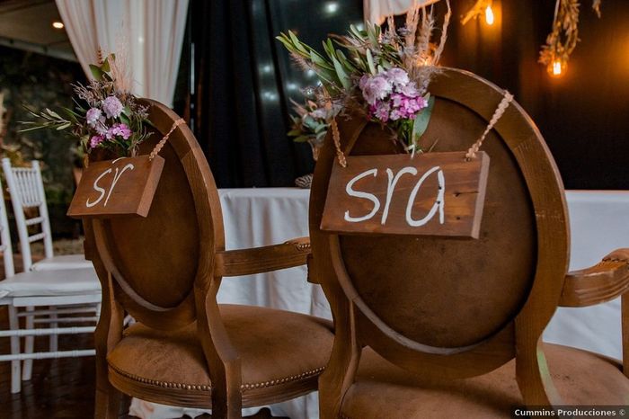¿Con cuál de ESTAS opciones vas a decorar sus sillas de novios? 2