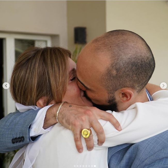 Abel Pintos y Mora Calabrese se casaron por civil ASÍ 👇 2
