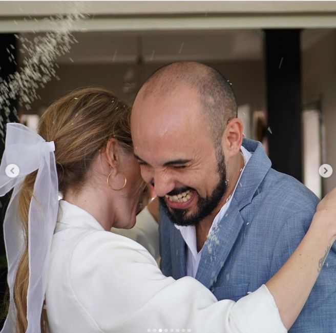 Abel Pintos y Mora Calabrese se casaron por civil ASÍ 👇 4