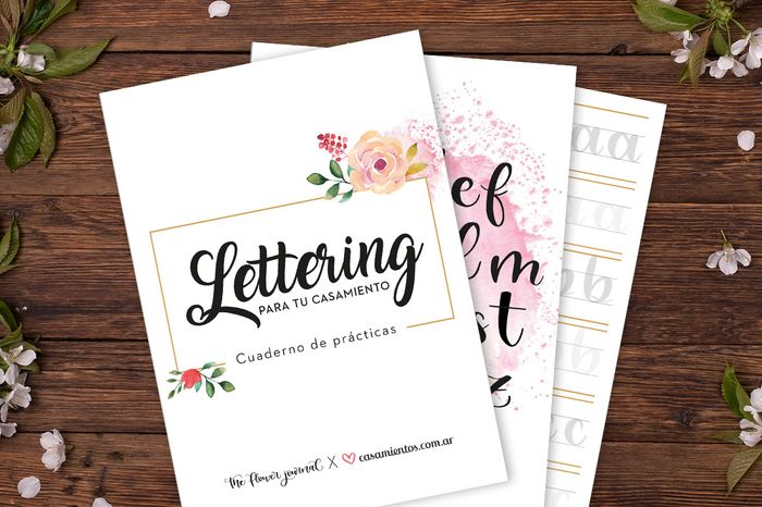 Lettering para casamientos: ¡Conseguí tu manual de regalo! ✍️🎁 1