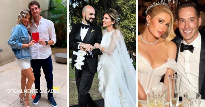 ¡Estos son todos los famosos que se casaron en 2021! ....¿Quién dará el ¡Sí quiero en 2022? 1