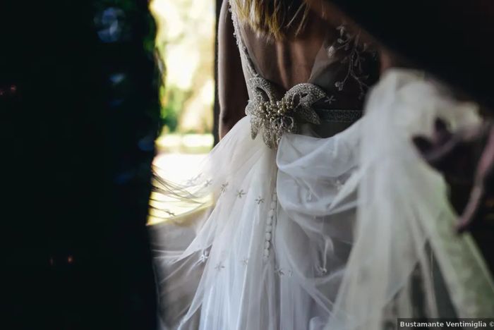 Vestido de una novia real Argentina...¿Qué opinás del detalle de la cola? 3