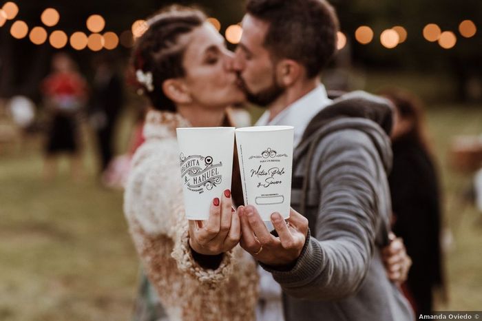 ¡Vasos de cartón personalizados! 😍¿Lo sumás a tu casamiento? 1