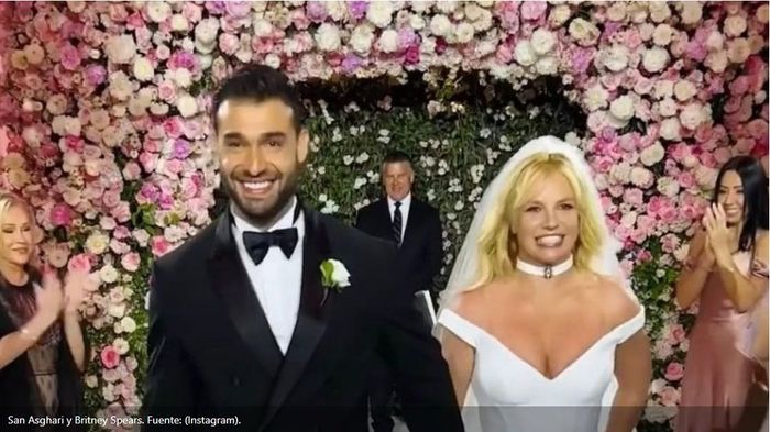 Así fue el casamiento íntimo de Britney Spears y Sam Asghari en su casa 1
