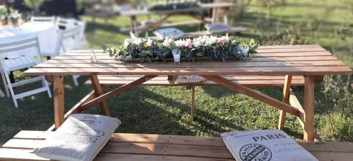 ¿Qué mobiliario poner en un casamiento al aire libre? 4