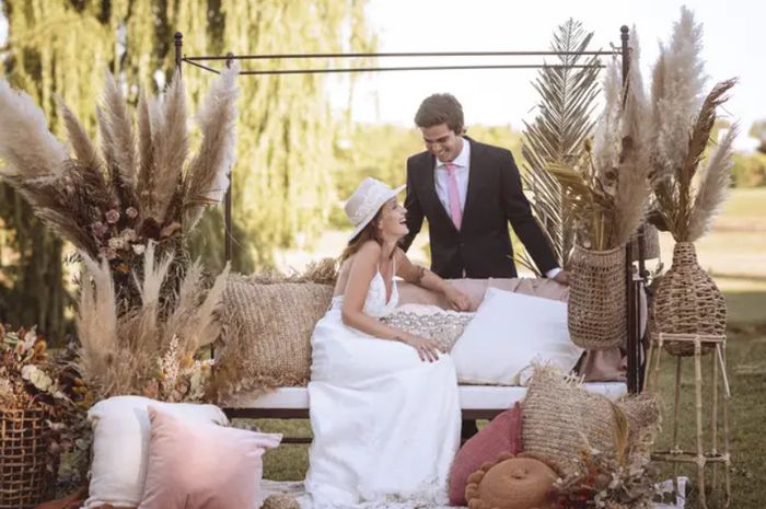 7 IDEAS con Pampa Grass para una casamiento Boho chic de ensueño 😍 2