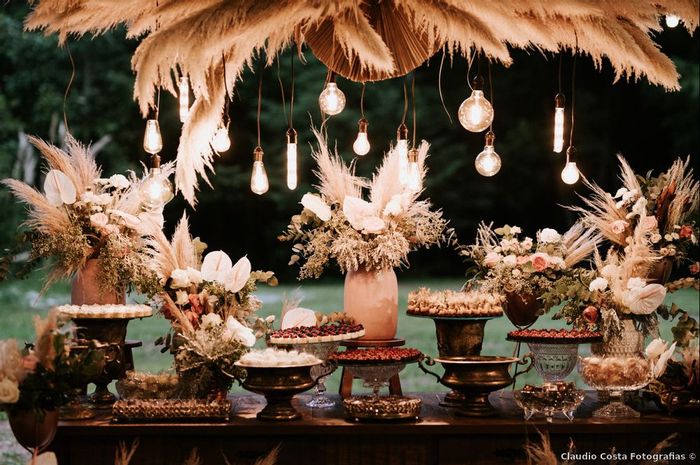 7 IDEAS con Pampa Grass para una casamiento Boho chic de ensueño 😍 5