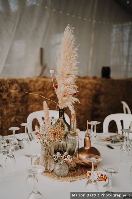 7 IDEAS con Pampa Grass para una casamiento Boho chic de ensueño 😍 7