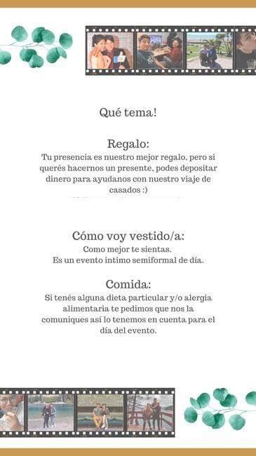 Invitación en Canva con link a la lista de invitados 3