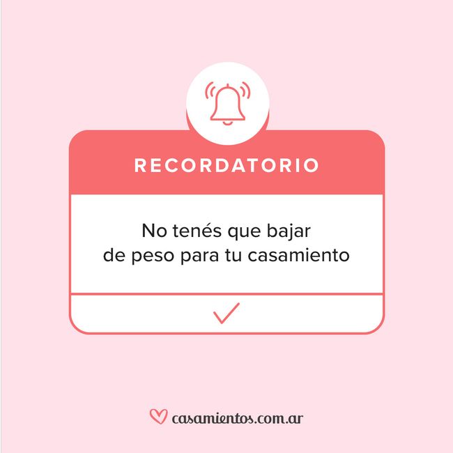 Notificación de Casamientos.com.ar:  ¡Recordatorio de viernes! 1