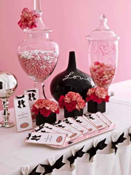 Casamiento en fucsia y negro