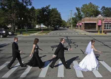 Foto Abbey Road novios