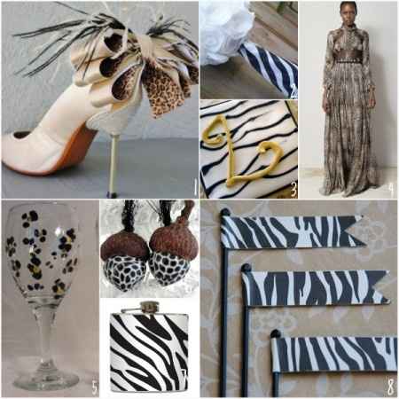 Casamiento animal print