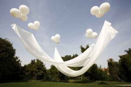 Casamiento con globos