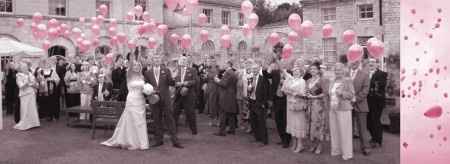 Casamiento con globos