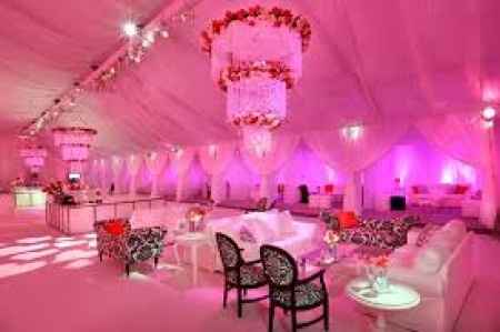 Decoración de carpa para casamiento