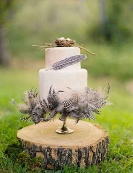 Casamiento con plumas