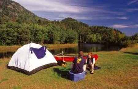 Luna de miel en camping