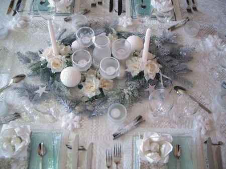 Casamiento en blanco y plateado