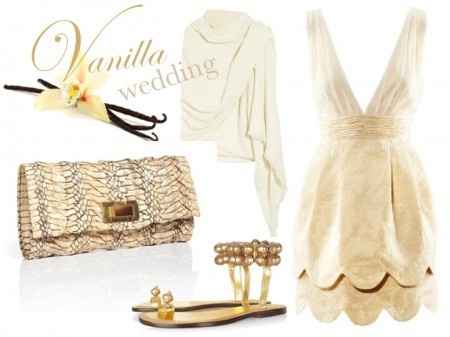 Look de novia vainilla