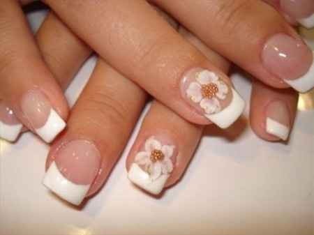 Manicura floral