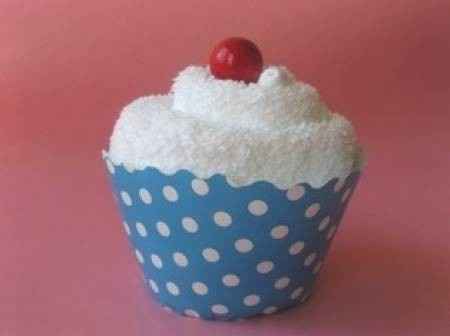 Cupcakes de toalla