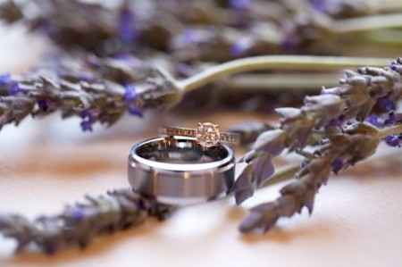 Casamiento con lavanda