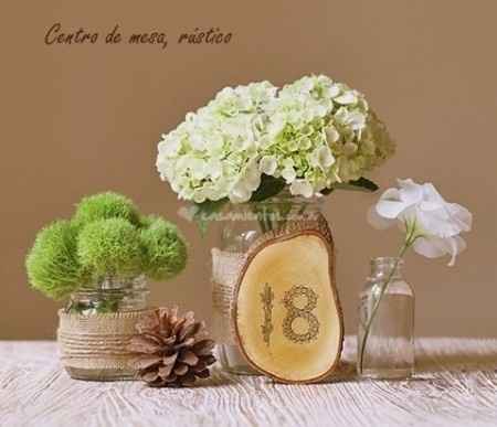 Decorar casamiento con macetas