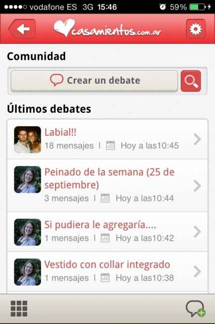 Buscador debates