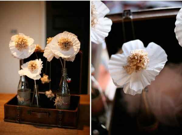 DIY flores de papel