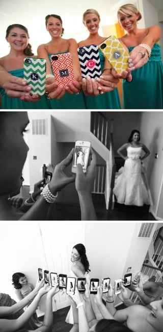 novias y celular