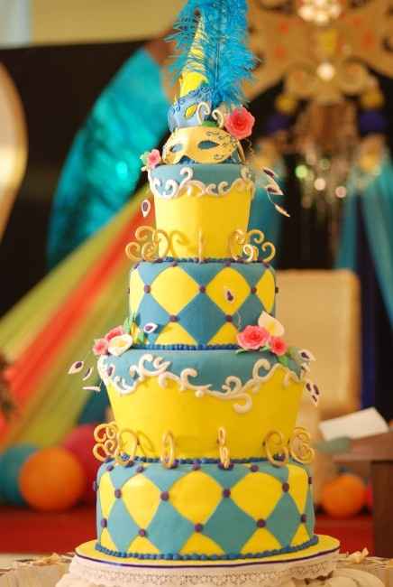 Pastel de Casamiento Carnaval