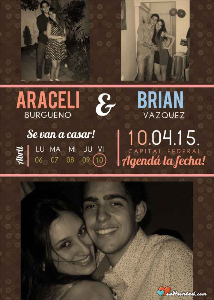 Nuestra save the date!