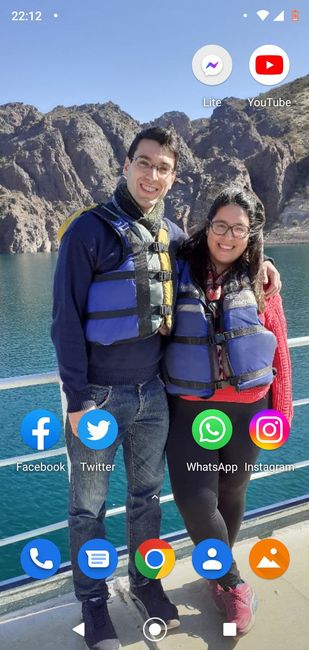 ¿Tu fondo de pantalla es una foto de los dos? 5