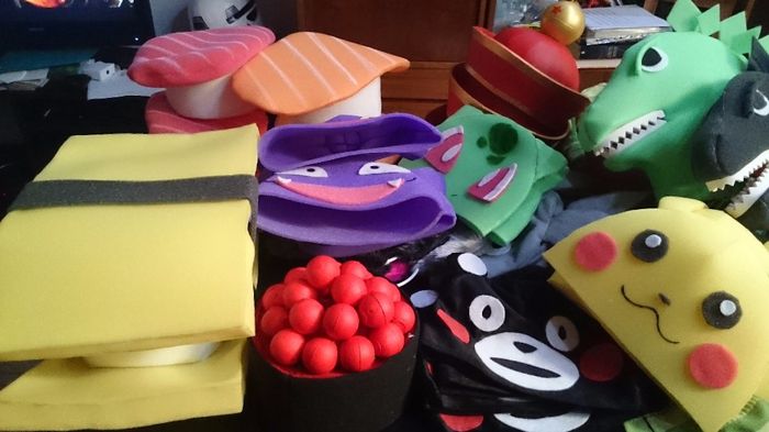 Ver todos los sombreros juntos fue como re emocionante!