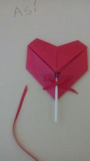 Paso A Paso Corazón Origami Para Candy Bar