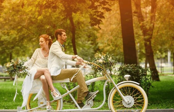 ¿Llegarías en bici al casamiento?🚲 1