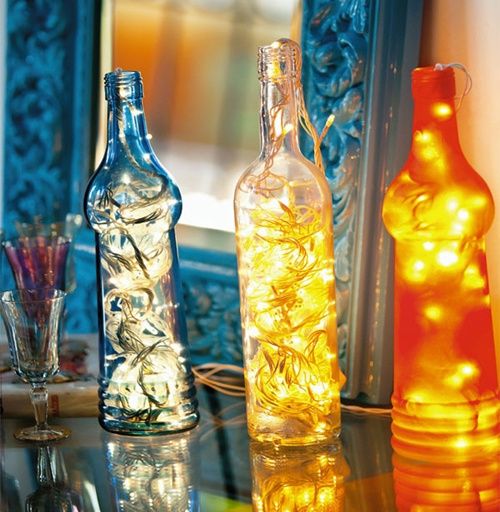 botellas luminosas