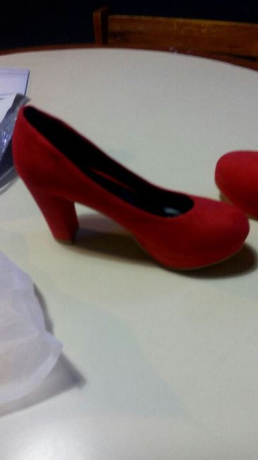 Zapatos en color rojo - 1