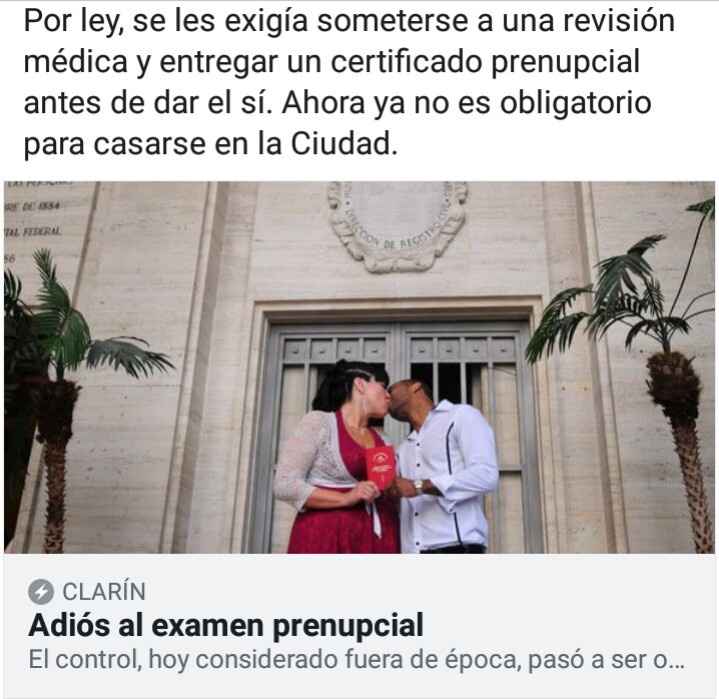 Examen prenupcial - 1