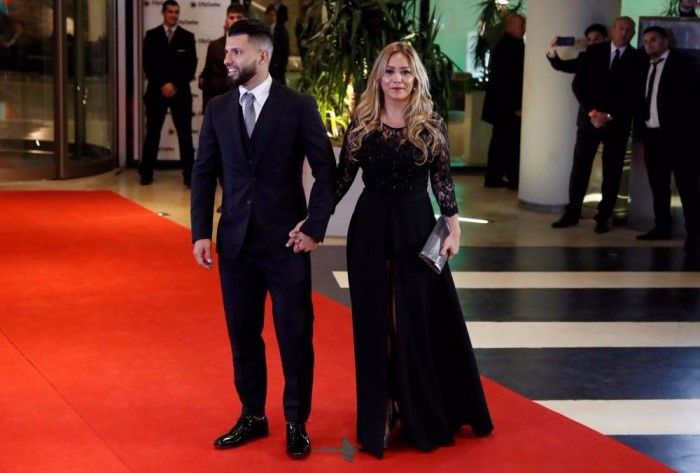 El Kun Agüero y Karina