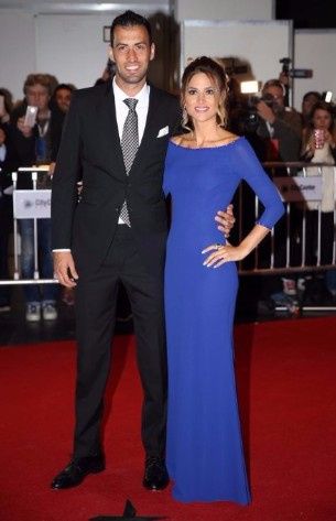 4. Sergio Busquets y Elena Galera