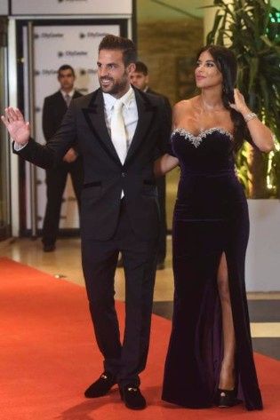 5. Cesc Fàbregas y Daniela Semaan