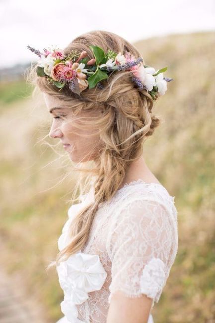 4. Corona de flores