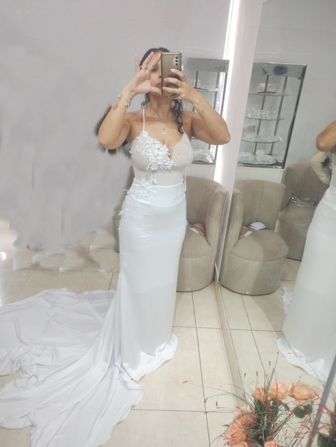 a 46 días! Primer prueba de vestido ❤️ 1