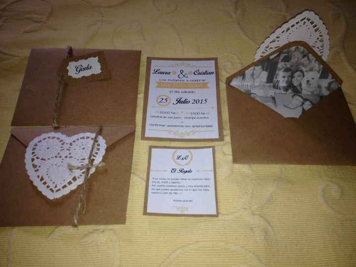 Mis invitaciones DIY