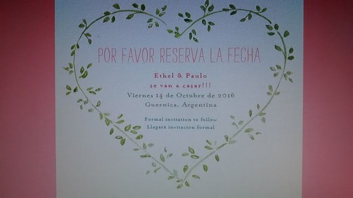 Nuestro Save The Date!