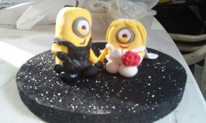 Cake toppers minions diy ;) - 1